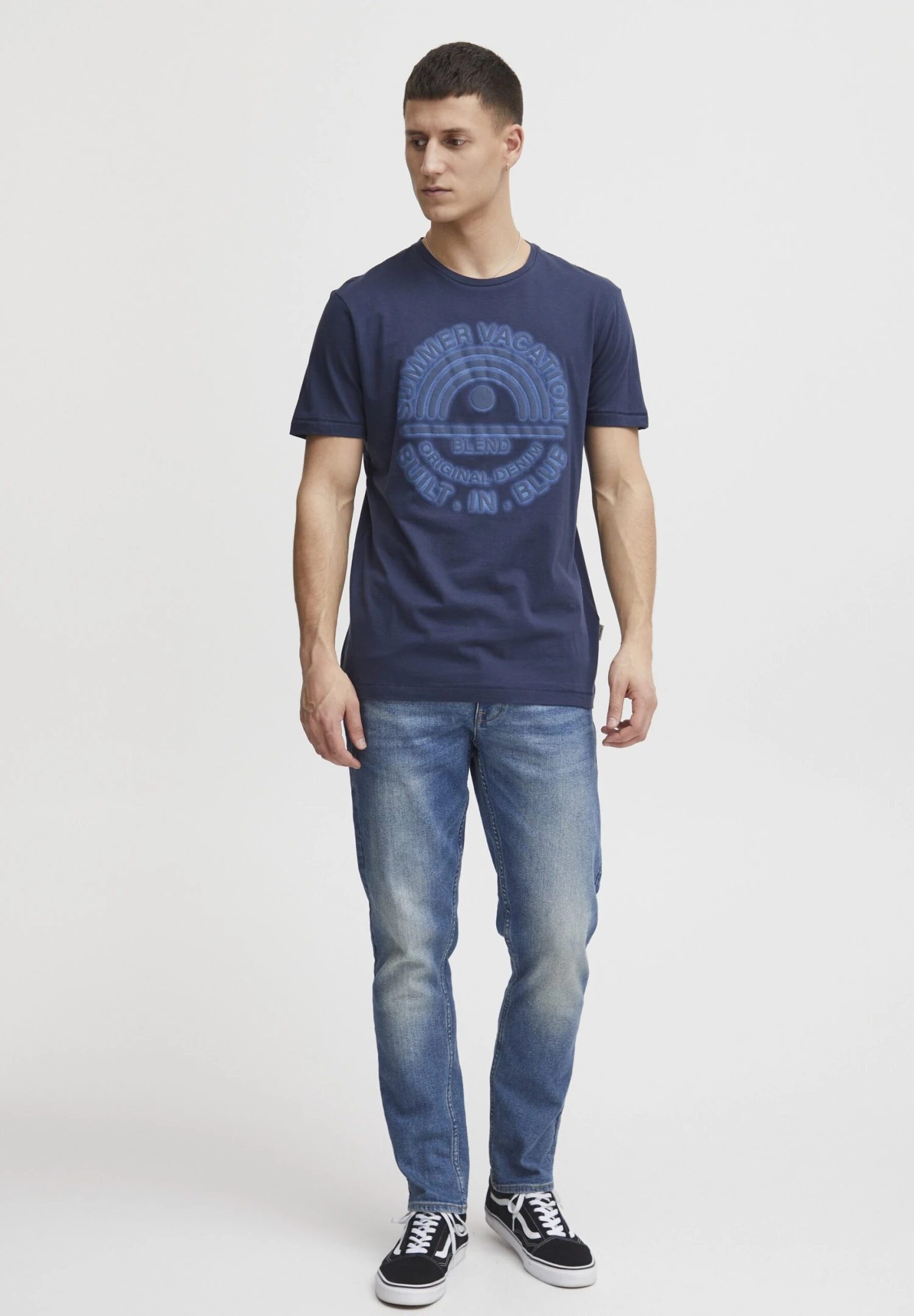 Blend Camiseta Estampada - Dress Blues 4 Blend Camiseta Estampada - Dress Blues - Imagen 2