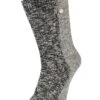Birkenstock Box Slub 2 Pack - Calcetines Hasta La Rodilla - Black/Grey -Boss Ventas fd62b7ee46344deaaa499005f31b3d16
